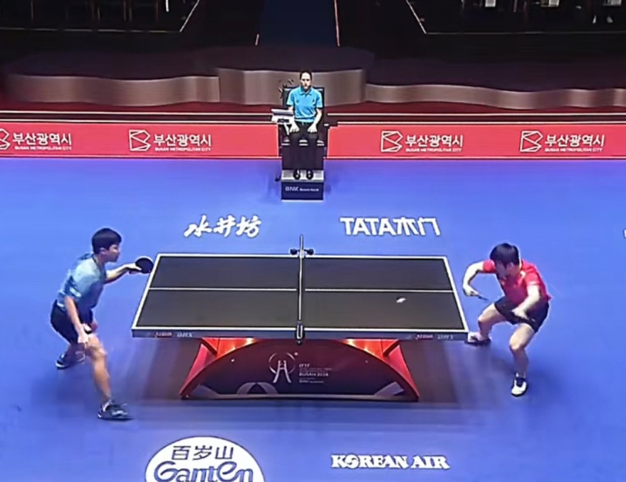 韩国队完胜中国队，樊振东状态火热